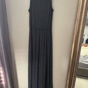 Elegant Black Sleeveless Maxi Dress